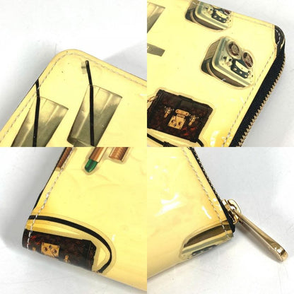 Louis Vuitton Coin Case Zippy Purse Patent Leather Black