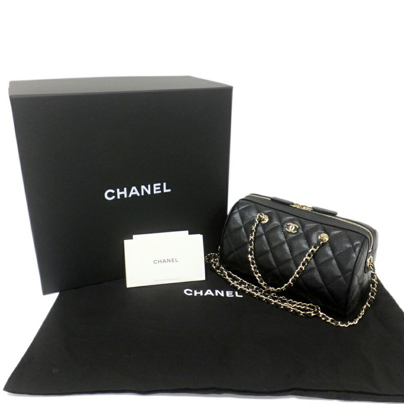 Chanel Mini Boston Chain Shoulder - Matelasse Ap4474 Chien Pangold