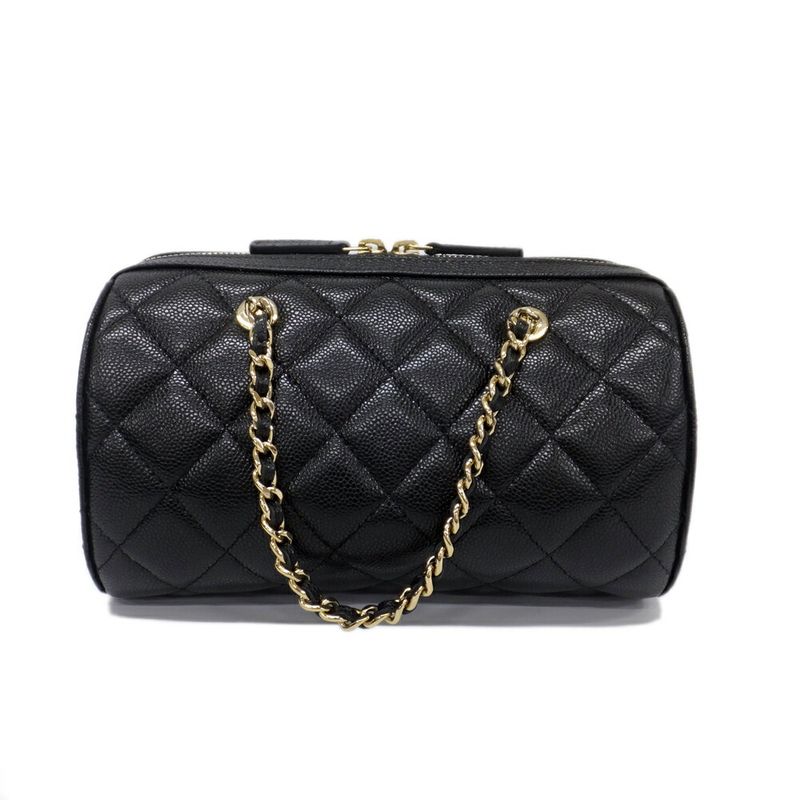 Chanel Mini Boston Chain Shoulder - Matelasse Ap4474 Chien Pangold