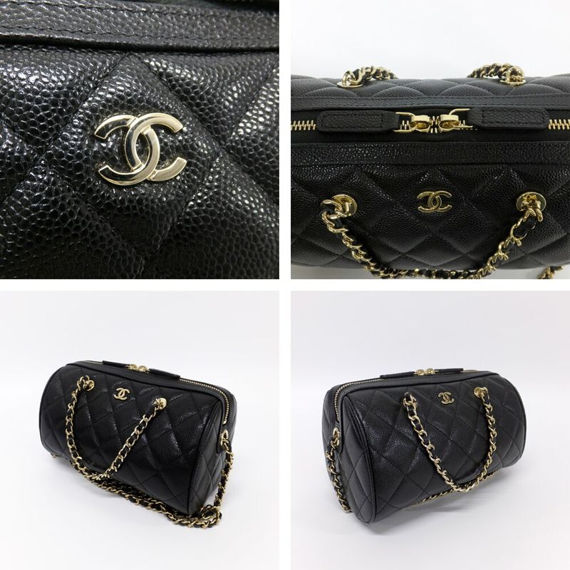 Chanel Mini Boston Chain Shoulder - Matelasse Ap4474 Chien Pangold