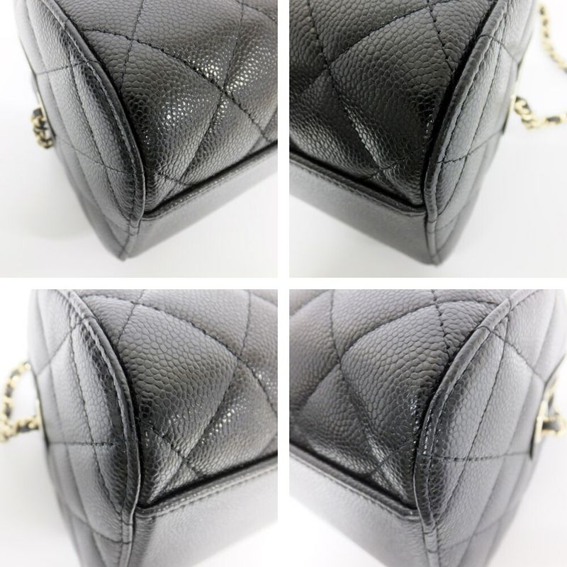 Chanel Mini Boston Chain Shoulder - Matelasse Ap4474 Chien Pangold