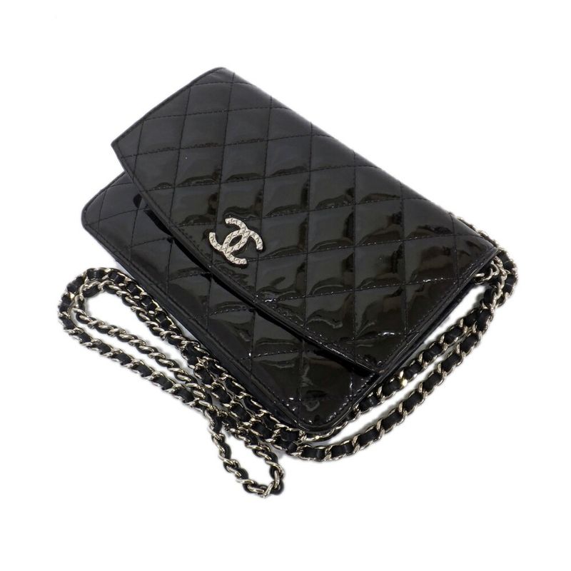 Chanel Brilliant Matelasse Chain Shoulder - A48692 Enamel Patent