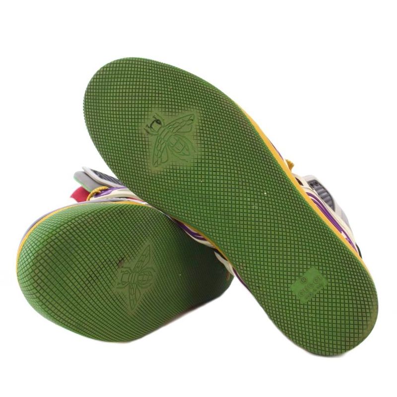 Gucci Basket Sneakers Basketball Shoes High Cut Interlocking G Logo 8.5 27.5cm