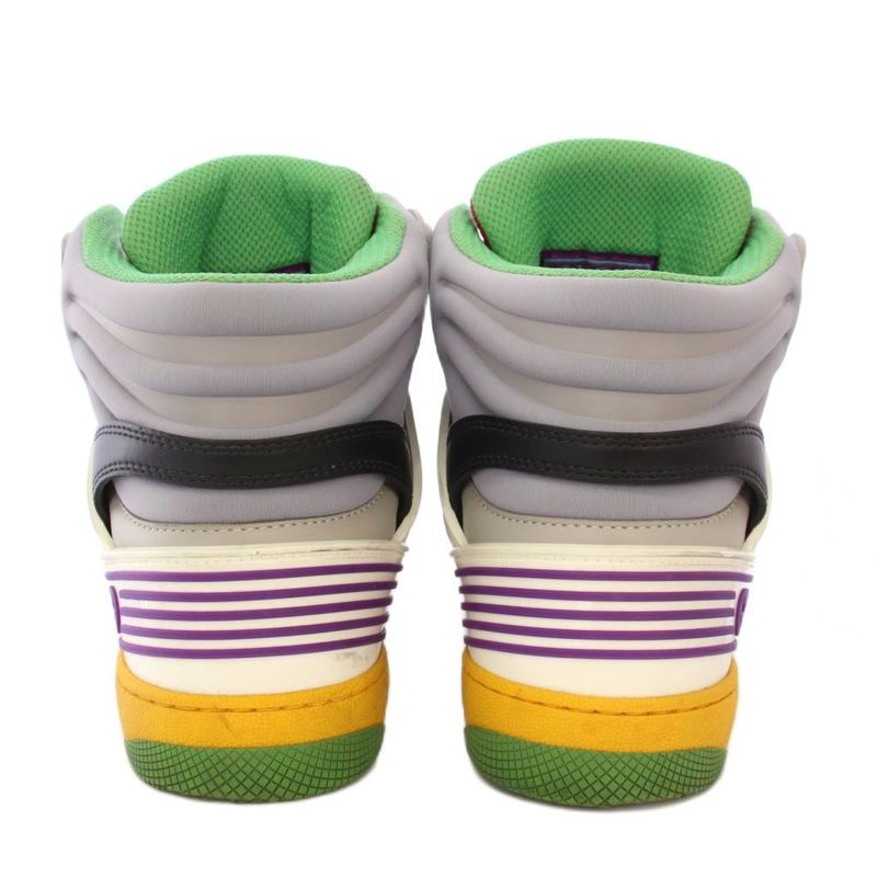 Gucci Basket Sneakers Basketball Shoes High Cut Interlocking G Logo 8.5 27.5cm