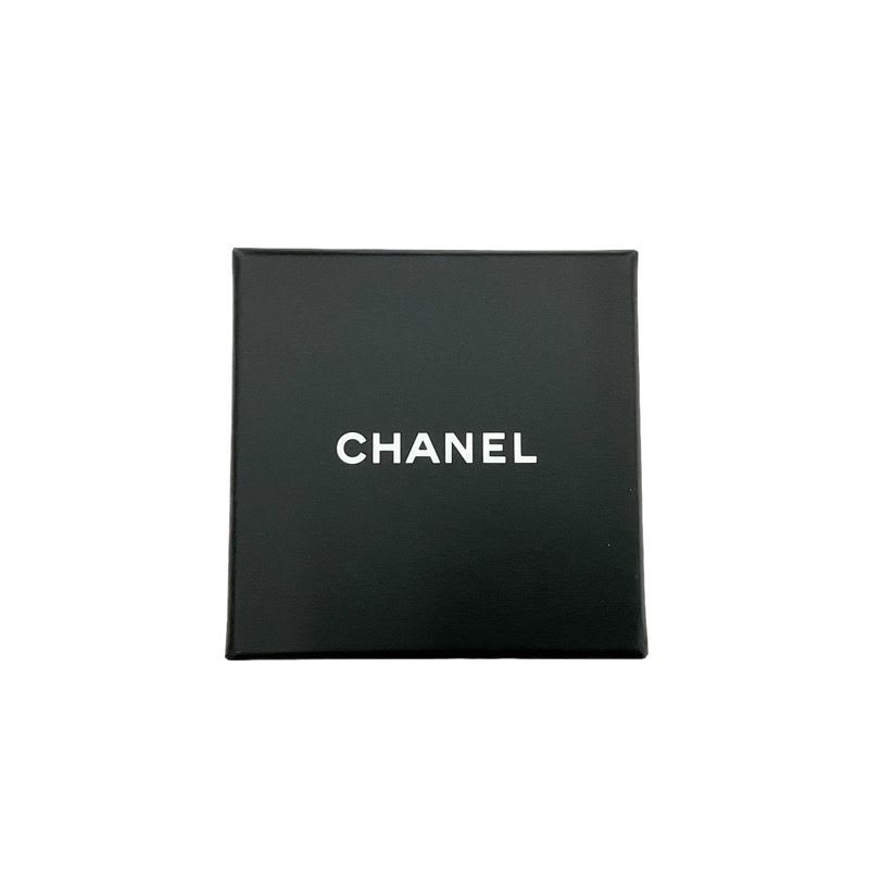 Chanel Chanel Brooch Gold Square Rhinestone