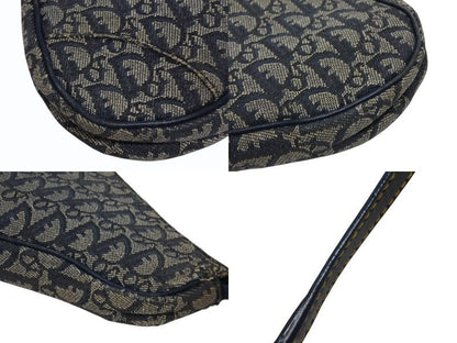 Dior Saddle Pouch MC Navy Trotter Pattern Galliano — view 7