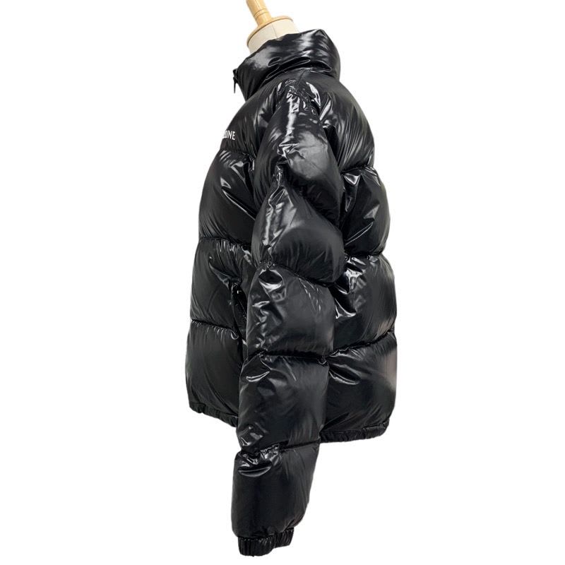 Celine Outer Down Jacket Logo Nylon Black Men's