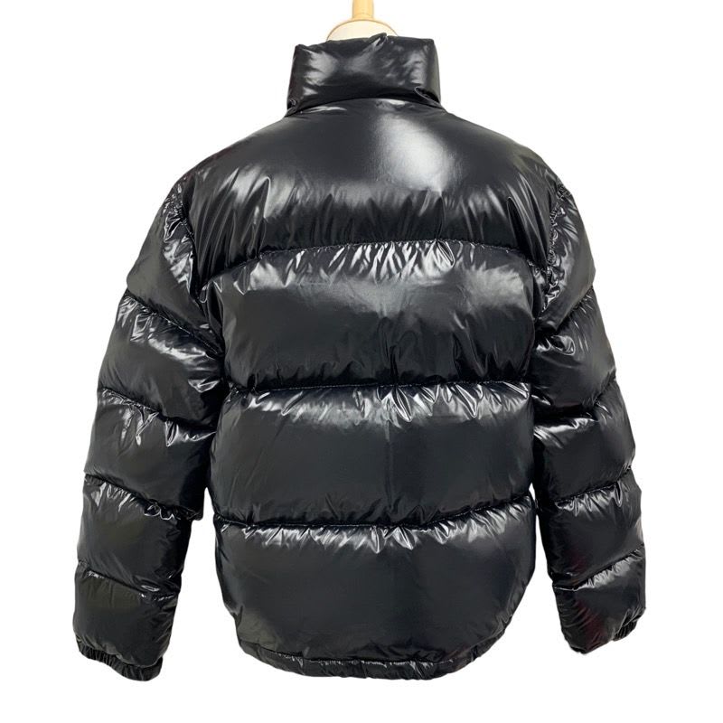 Celine Outer Down Jacket Logo Nylon Black Men's