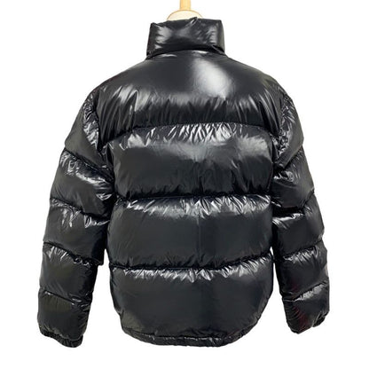 Celine Outer Down Jacket Logo Nylon Black Men's