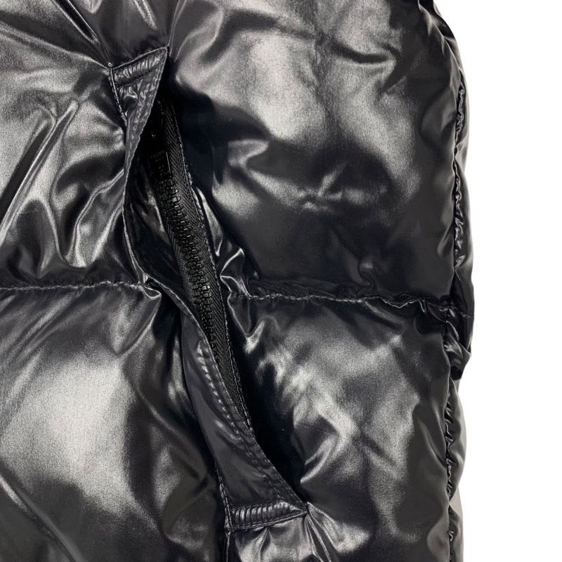 Celine Outer Down Jacket Logo Nylon Black Men's