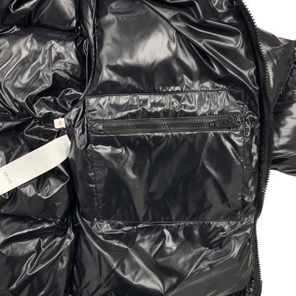 Celine Outer Down Jacket Logo Nylon Black Men's