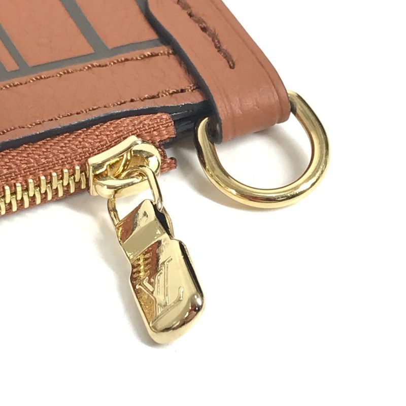 Louis Vuitton Pouch Neverfull Inside Out MM M12061 Leather Tan Brown