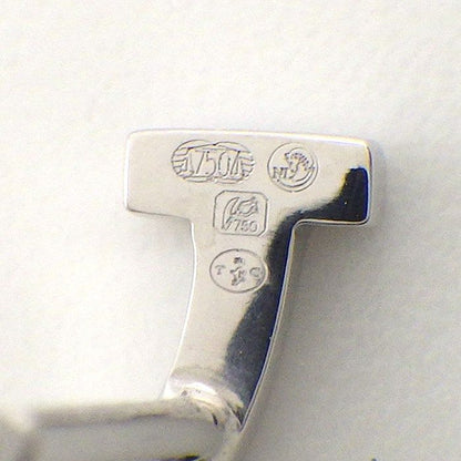 Tiffany & Co Earrings T Smile Mini 18K White