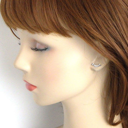Tiffany & Co Earrings T Smile Mini 18K White
