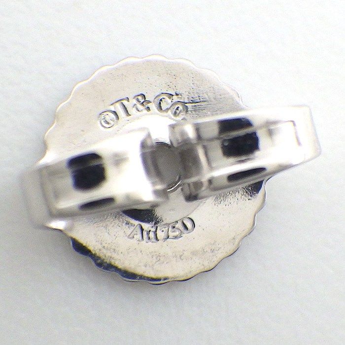 Tiffany & Co Earrings T Smile Mini 18K White
