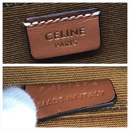 Celine Macadam Embroidery Triomphe Limited Edition Leather Shoulder Camera Bag