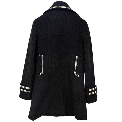 Chanel CC Logo Wool Coat 38 Outer