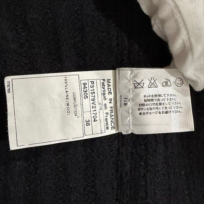 Chanel CC Logo Wool Coat 38 Outer