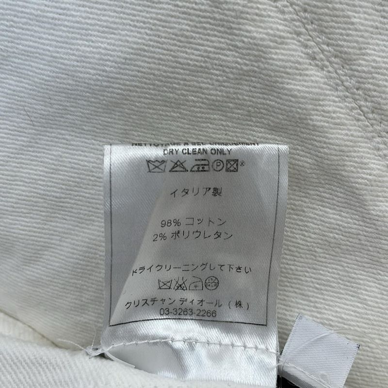 DIOR Christian Dior Skirt Size 40 M Women's - Ivory Knee Length Boutique