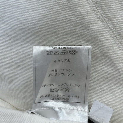 DIOR Christian Dior Skirt Size 40 M Women's - Ivory Knee Length Boutique