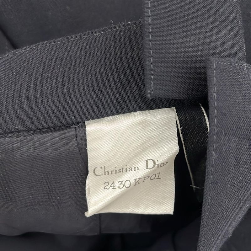 DIOR Christian Dior Skirt Size S Women's - Dark Navy Knee Length Pret-a-porter