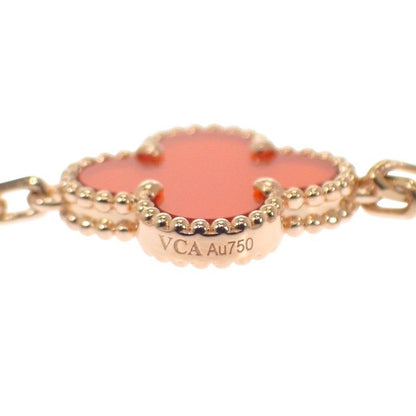 Van Cleef & Arpels Vintage Alhambra Vcarp7 Rp00 Bracelet 18K Pink Gold Women's