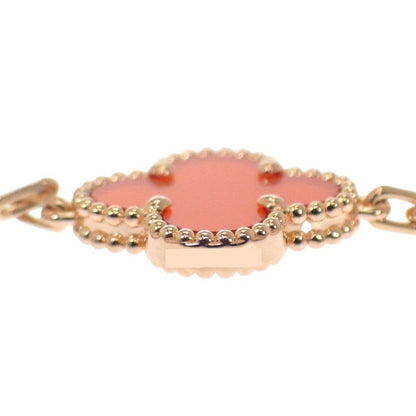 Van Cleef & Arpels Vintage Alhambra Vcarp7 Rp00 Bracelet 18K Pink Gold Women's