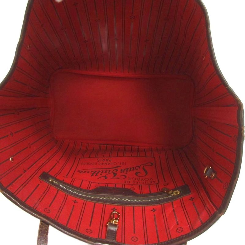 Louis Vuitton Neverfull MM Damier Ebene N41358 Tote Bag Shoulder Brown