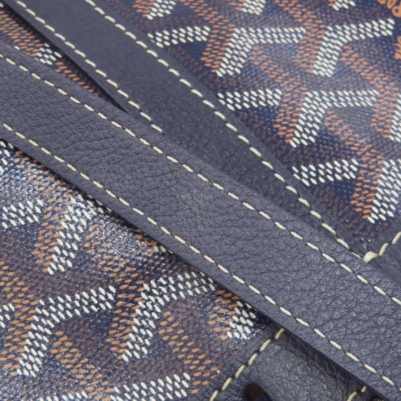 Goyard Petit Flo Bucket Shoulder Bag Coated Canvas Women's