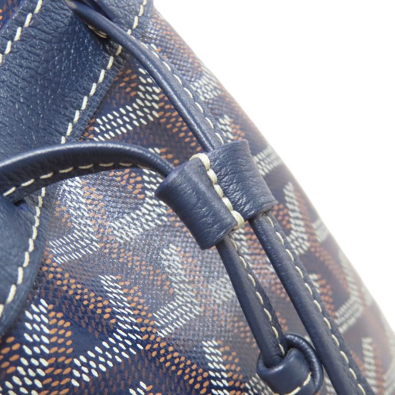 Goyard Petit Flo Bucket Shoulder Bag Coated Canvas Women's