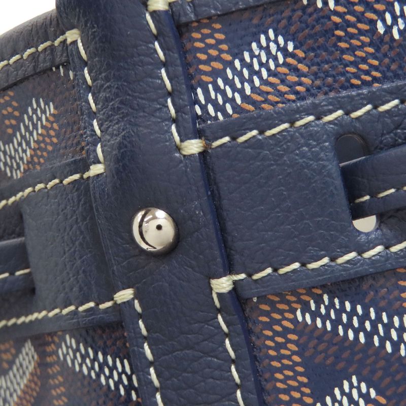 Goyard Petit Flo Bucket Shoulder Bag Coated Canvas Women's