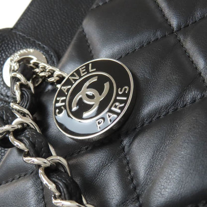 Chanel Matelasse Silver Hardware 2WAY Tote Bag Calf Women's