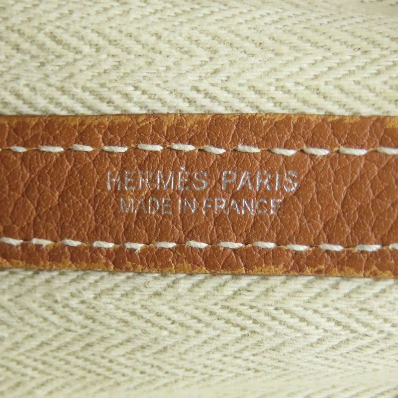 Hermes Garden Party TPM Gold Silver Hardware Handbag Negonda Ladies