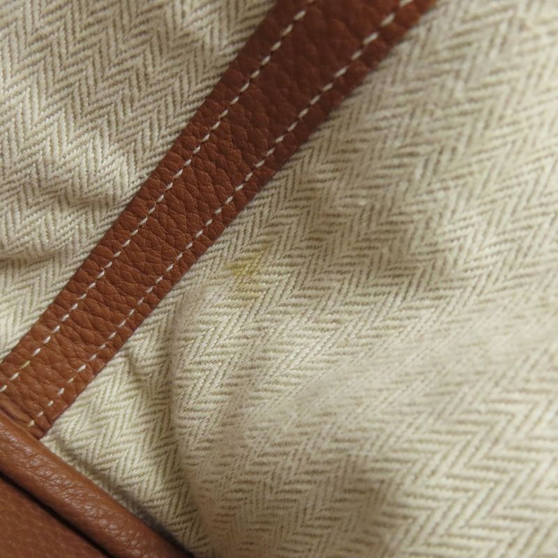 Hermes Garden Party TPM Gold Silver Hardware Handbag Negonda Ladies