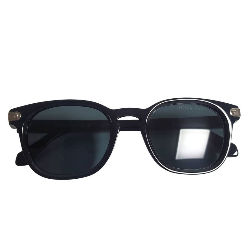 Louis Vuitton Sunglasses Women's Men's Brand Black Z2381u Signature Square