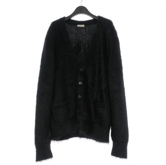 Dior × Peter Doig 21AW Back Logo Embroidery Mohair Knit Cardigan Sweater Long