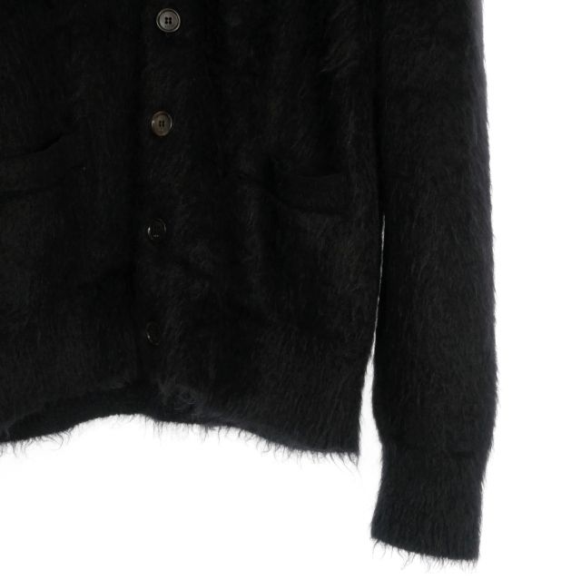 Dior × Peter Doig 21AW Back Logo Embroidery Mohair Knit Cardigan Sweater Long