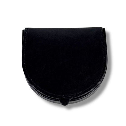 Loewe Anagram Logo Coin Case Coin Purse Leather Black