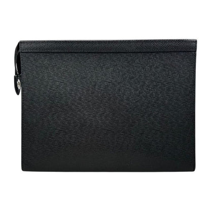 Louis Vuitton Clutch Bag Pochette -voyage M30450 Taiga Noir Black Louis Vuitton