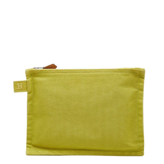 Hermes Bora PM (small) Green Cotton Ladies Hermes