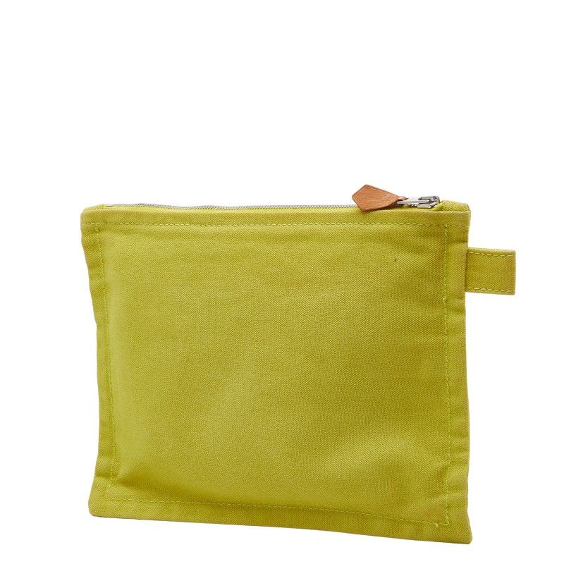Hermes Bora PM (small) Green Cotton Ladies Hermes