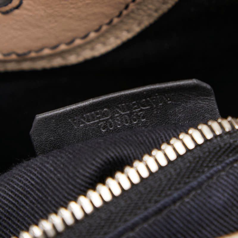 Fendi 2jours Tote Bag Shoulder Bag 2WAY 8bh250 Gray Leather Women's Fendi