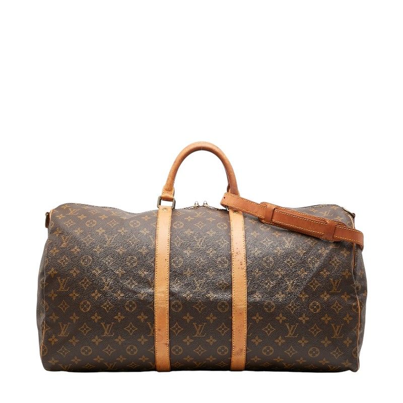 Louis Vuitton Monogram Keepall Bandouliere 55 Boston Bag Shoulder Bag 2WAY