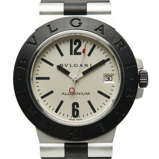 Bvlgari Al38a Black Rubber Aluminum Men's Bvlgari