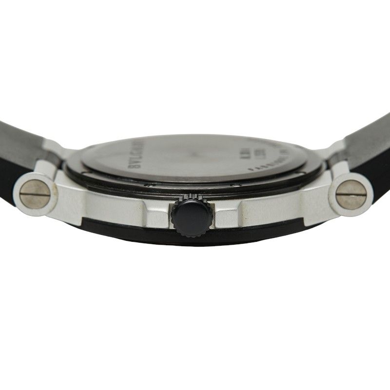 Bvlgari Al38a Black Rubber Aluminum Men's Bvlgari