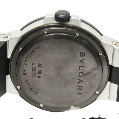 Bvlgari Al38a Black Rubber Aluminum Men's Bvlgari