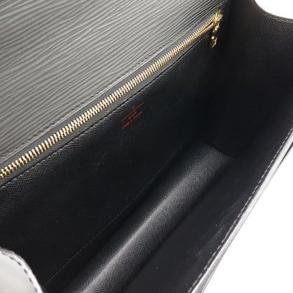 Louis Vuitton Epi Handbag Second Bag 2WAY Shoulder Bag Noir Black Gold Hardware