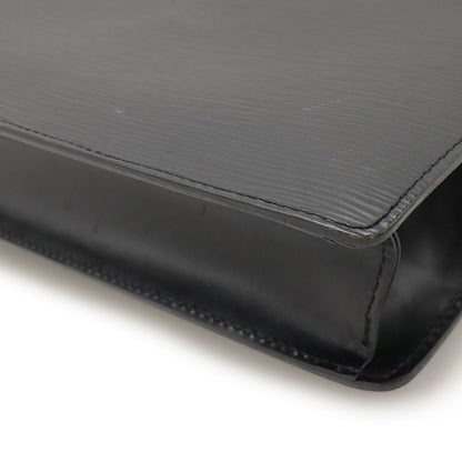 Louis Vuitton Epi Handbag Second Bag 2WAY Shoulder Bag Noir Black Gold Hardware