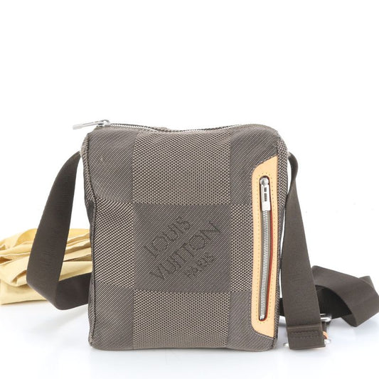 Louis Vuitton Damier Jean Citadin PM M93043 Leather Shoulder Bag Crossbody