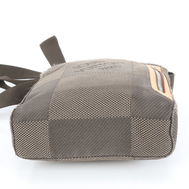 Louis Vuitton Damier Jean Citadin PM M93043 Leather Shoulder Bag Crossbody